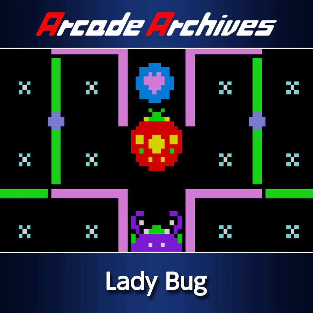 Игра Arcade Archives Lady Bug, цифровое издание PlayStation 4, регион Индонезия / код пополнения баланса