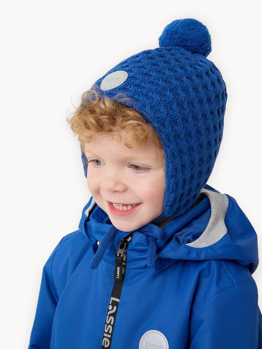 Шапка Lassie Paaryna для детей, размер 48, голубой,