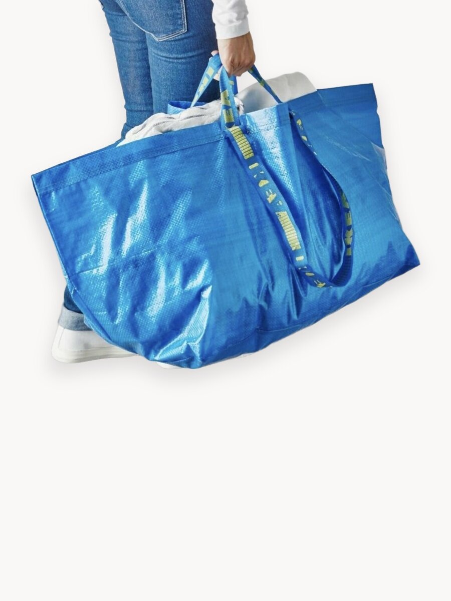 Сумка хозяйственная IKEA FRAKTA, 71литр, 2 шт