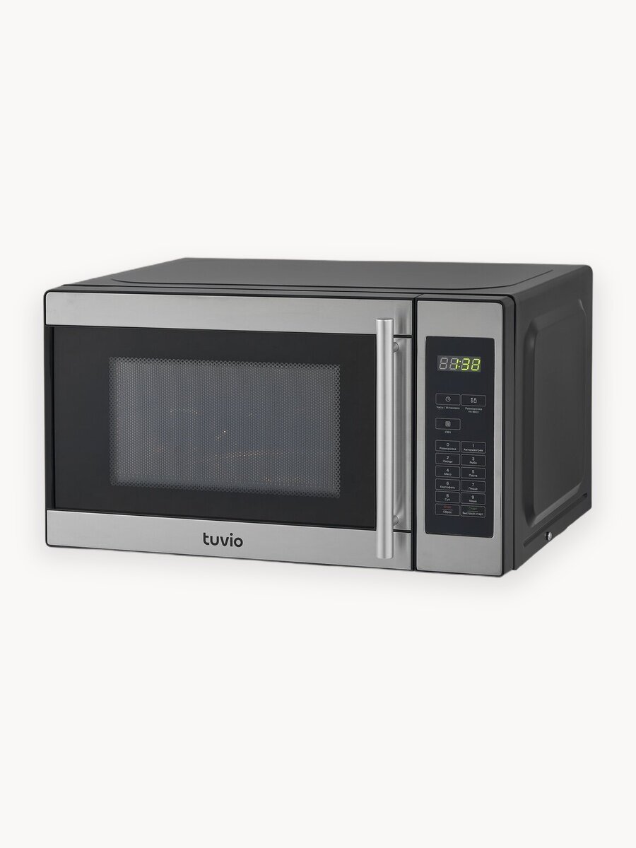 Микроволновая печь Tuvio MS8S20SM1, черный/серебристый
