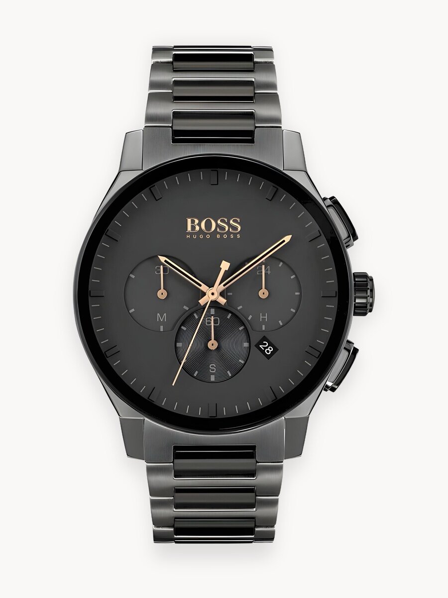 Наручные часы BOSS, серебристый/черный