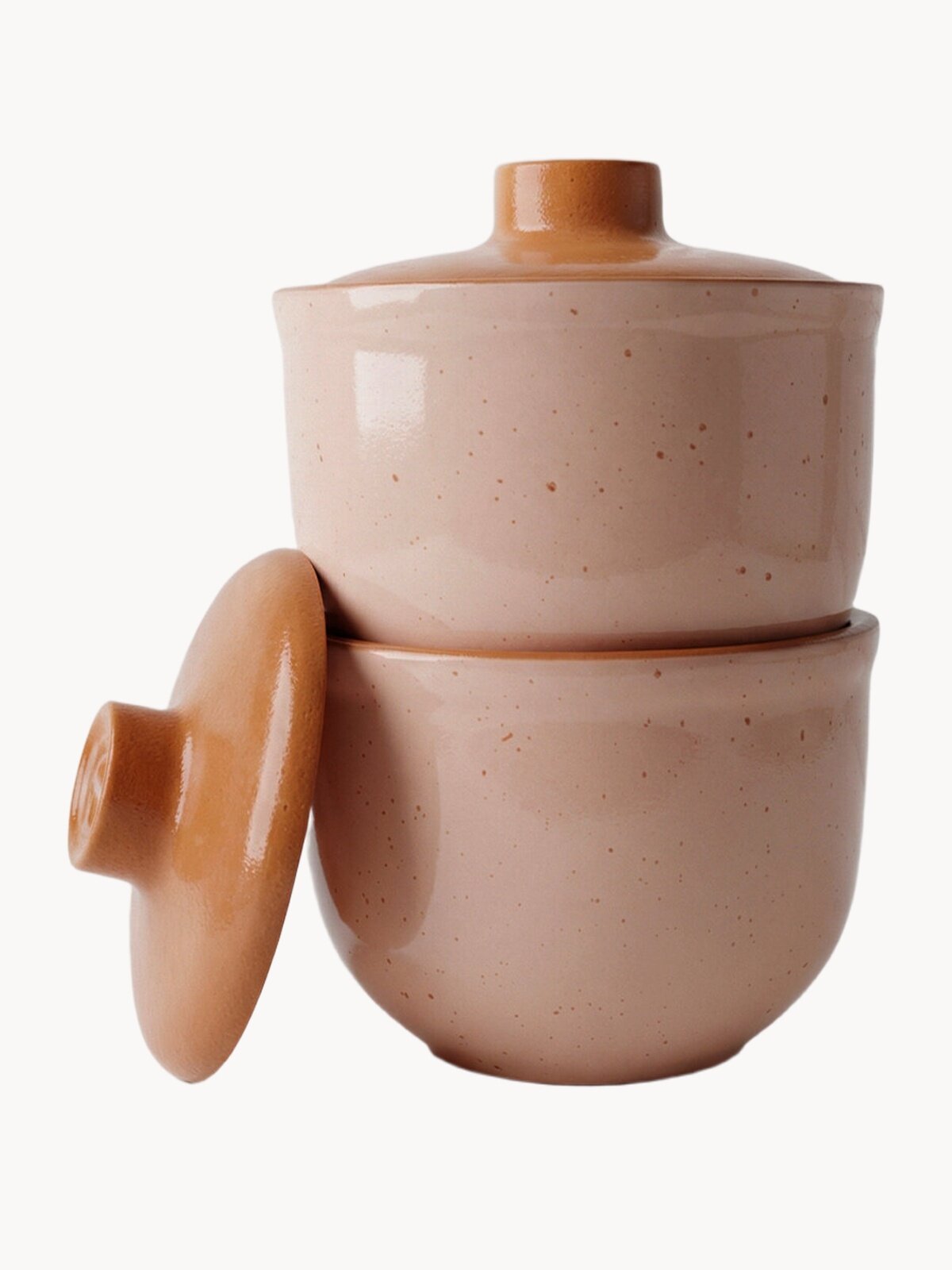 Набор горшочков Ломоносовская керамика ColorLife, жаропрочные, керамические, 0,7 л