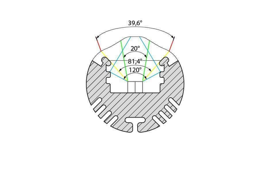 015527 Профиль с экраном ALU-ROUND-2000 ANOD+LEN30 Arlight - фото №8