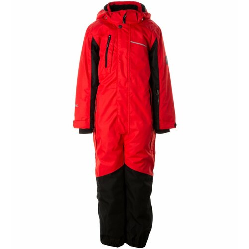 Комбинезон Huppa, демисезон/зима, карман для ски-пасса, размер 134, красный