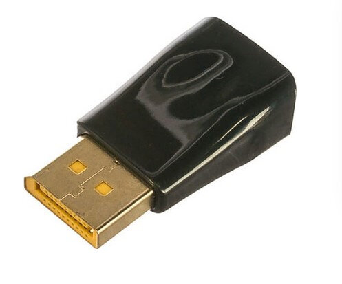 Переходник Bion DisplayPort - VGA, 20M/15F, позолоченные контакты, черный (BXP-A-DPM-VGAF-001)