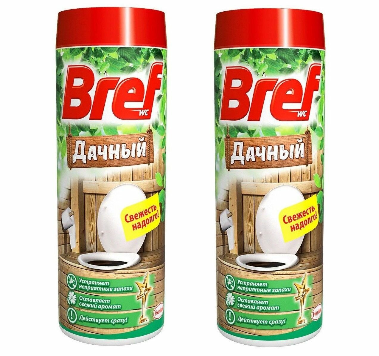 Порошок для туалета Bref (Бреф) Дачный, 450 г х 2шт