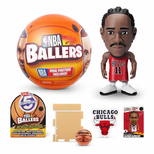 фото Игрушка zuru 5 surprise nba ballers шар в непрозрачной упаковке (сюрприз) 77490gq4-s002