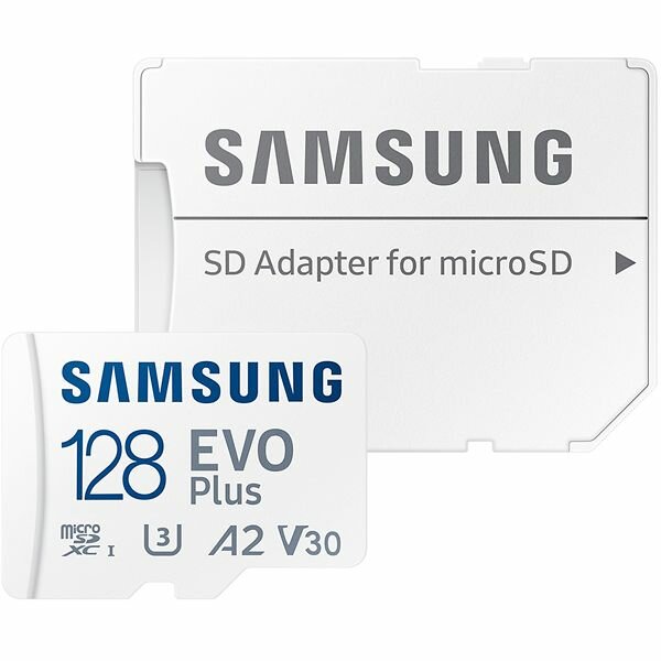 Карта памяти Samsung Evo Plus MB-MC128SA/EU microSDXC U3 128GB с адаптером — фото 1