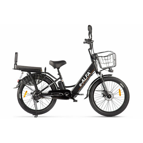 GREEN CITY e-ALFA Fat Черный