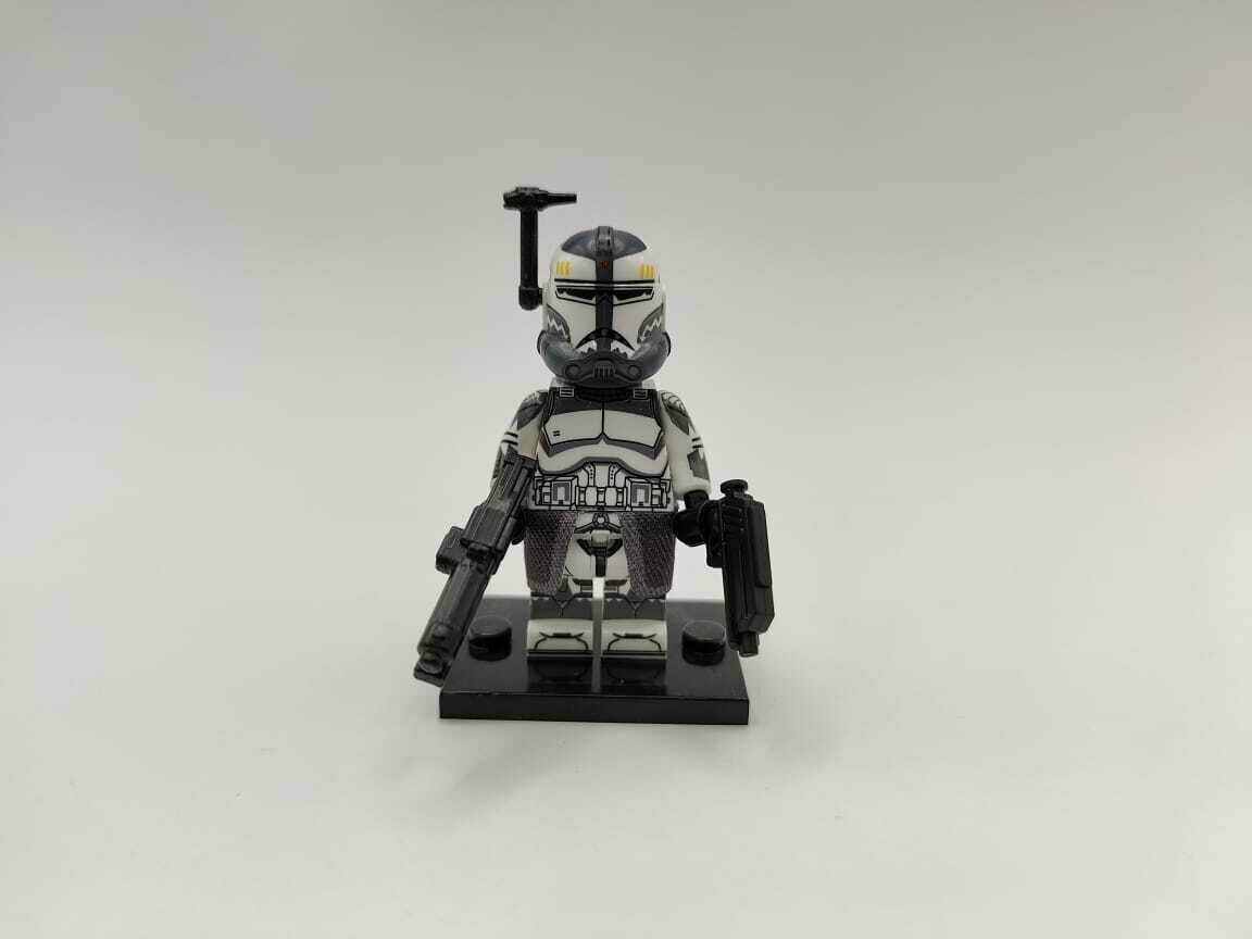 Минифигурка "Коммандер Вольф 2 фазы", фигурка серии "Клоны" Star Wars, совместима с конструкторами Lego