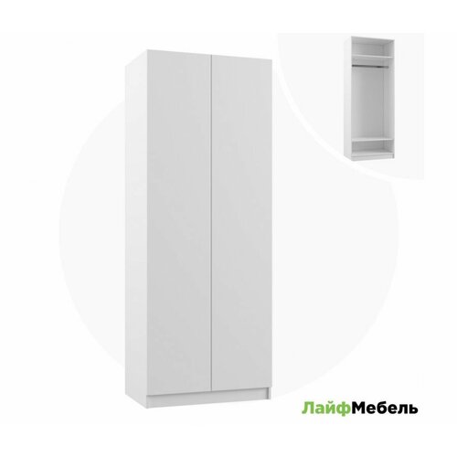 Шкаф Лайфмебель Мадера ШМ2 лдсп белый