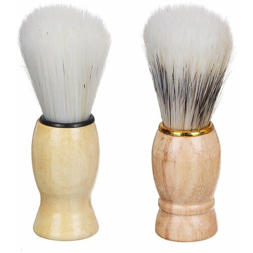 Помазок для бритья 95х3 см деревянная основа бежевый в блистере 167₽