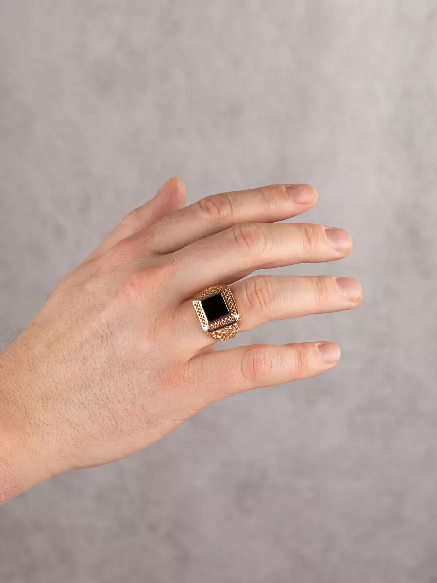 Печатка TEKA, размер 20, золотой — фото 1