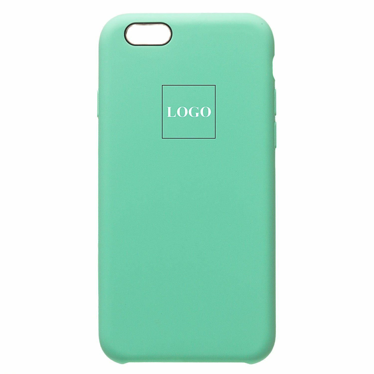 Чехол для iPhone 6, iPhone 6s силиконовый Soft Touch <мята> (премиум)