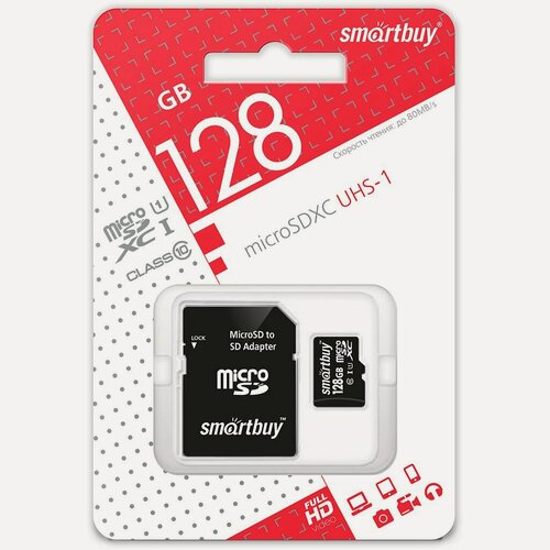 Изображение товара Карта памяти RX microSDXC UHS-1 128 Гб (SB128GBSDCL10-01) class 10