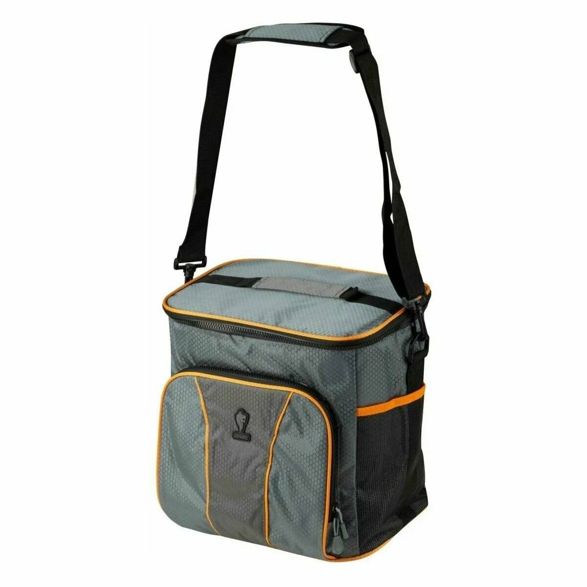 Термосумка Leonord ML15202, 20л, р-р: 30x22x30см, цвет: серый+оранжевый арт.104933