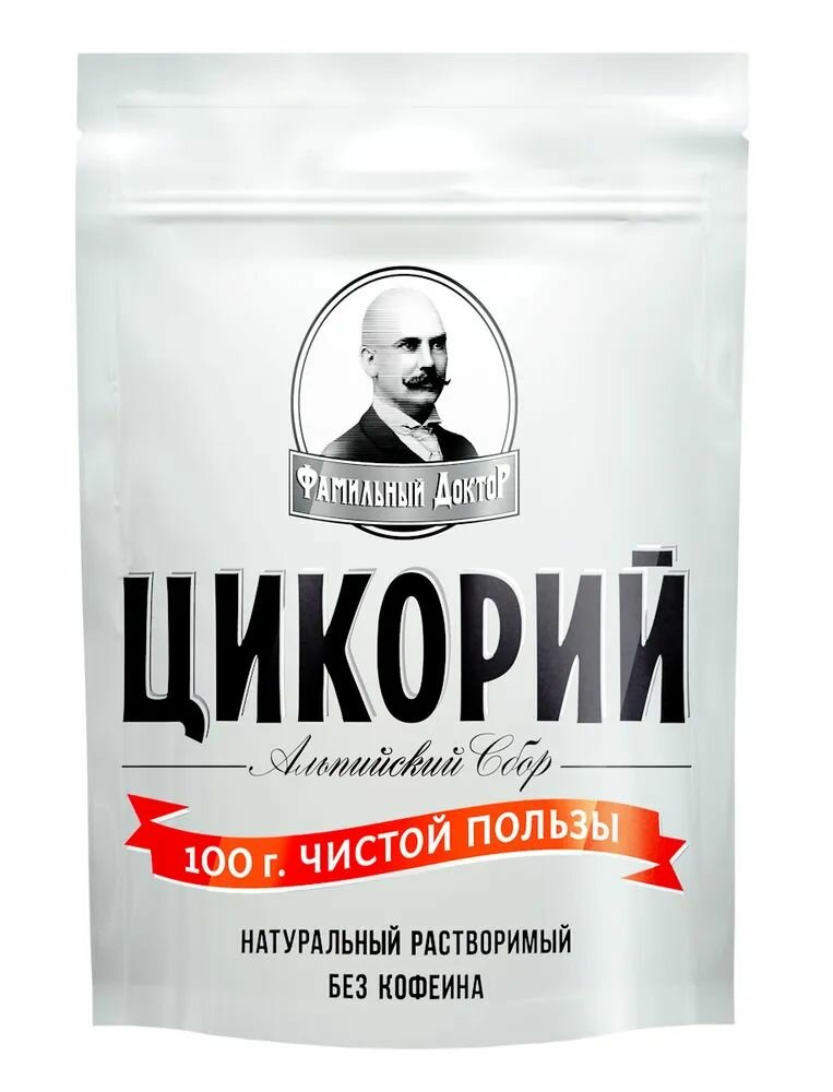 Цикорий растворимый Фамильный Доктор Альпийский сбор 100 гр.