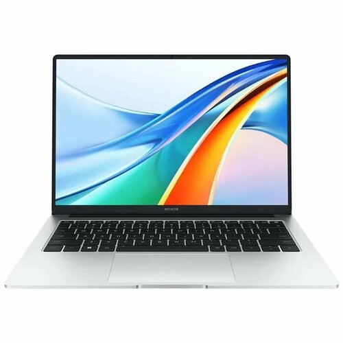 Ноутбук Honor MagicBook X14 1920x1200 FRI-F56 Intel Core i5-12450H 20 ГГц RAM 16 ГБ LPDDR4x SSD 512 ГБ Intel UHD Graphics Windows 11 home Серебристый русская клавиатура 52000₽