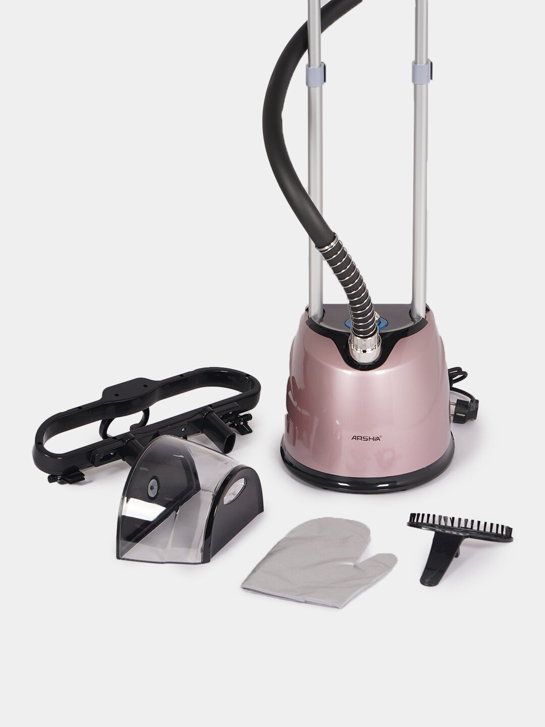 Arshia AS9023 (часто также указан как Arshia AS2004‑9023 / 2004‑9023) — это вертикальный паровой отпариватель для одежды — фото 1