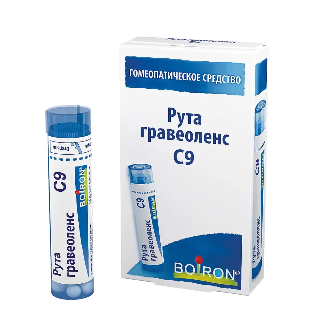 Рута гравеоленс C9 гранулы гомеопатические 4 г 1 шт