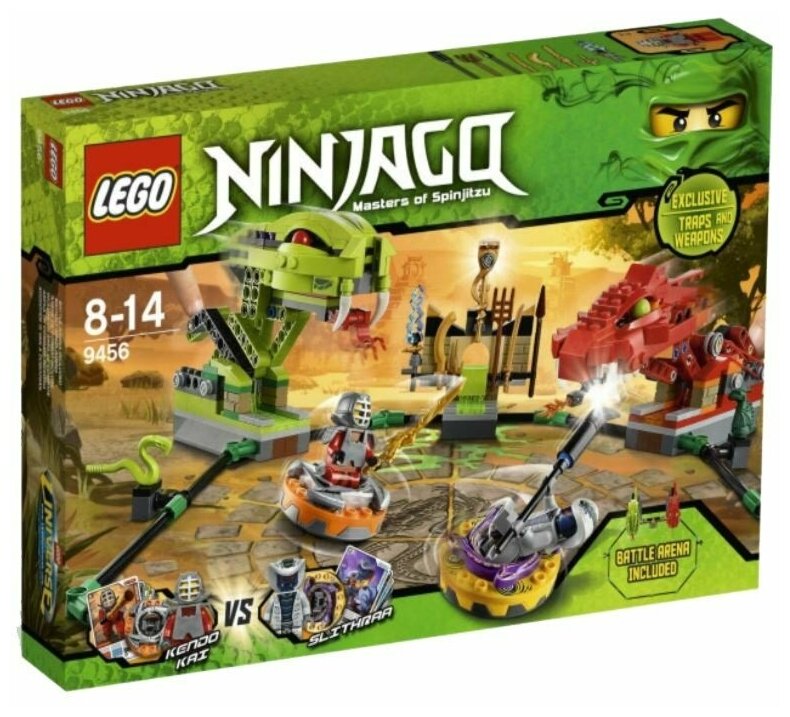 Конструктор LEGO Ninjago 9456 Сражение на спиннерах, 418 дет.