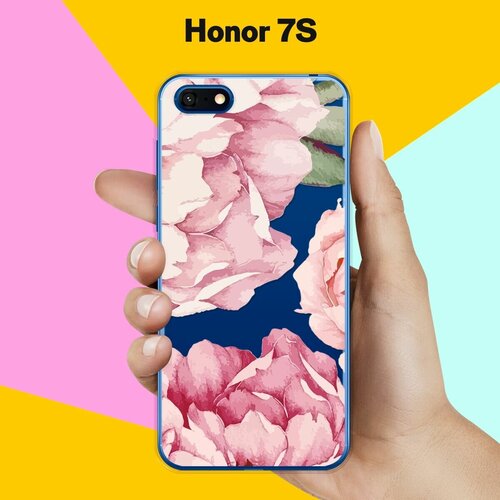 Силиконовый чехол Пионы на Honor 7S силиконовый чехол пионы на honor 20