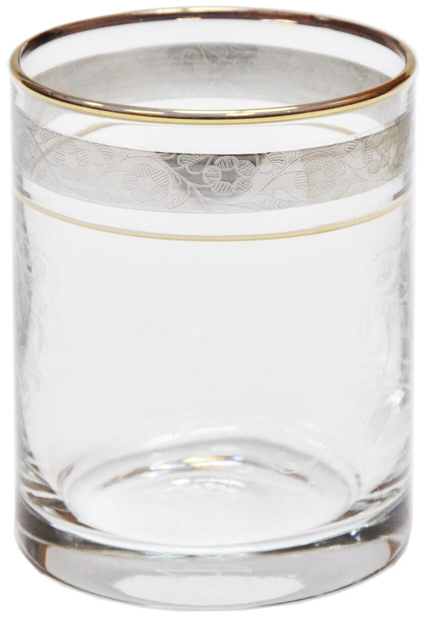 Набор стаканов для воды, сока, виски с рисунком"Нежность",255 мл в подарочной упаковке
