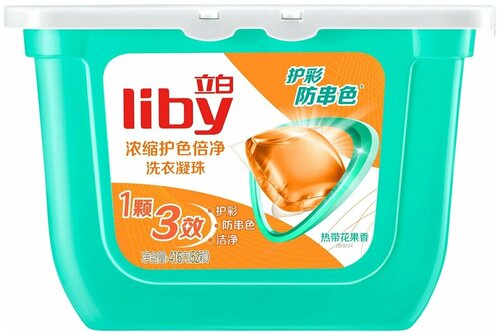 Liby / Капсулы для стирки Liby Защита цвета 52шт 2 уп