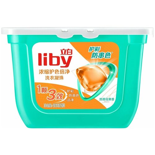 Liby / Капсулы для стирки Liby Защита цвета 52шт 2 уп