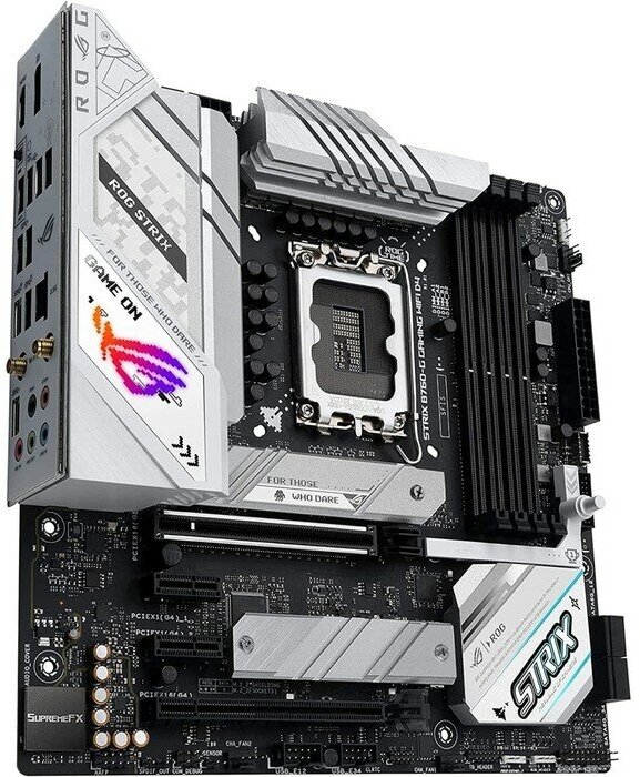 Материнская плата ASUS ROG STRIX Z790-A GAMING WIFI D4, LGA1700, Z790, 4*DDR4, HDMI+DP, 4xSATA3 + RAID, M2, Audio, Gb LAN, USB 3.2, USB 2.0, ATX; 90MB1CN0-M0EAY0 (ROG STRIX Z790-A GAMING WIFI D4) - фото №6