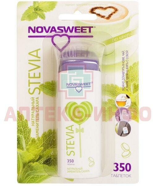 Заменитель сахара Novasweet Stevia 350 таб НОВАПРОДУКТ - фото №8
