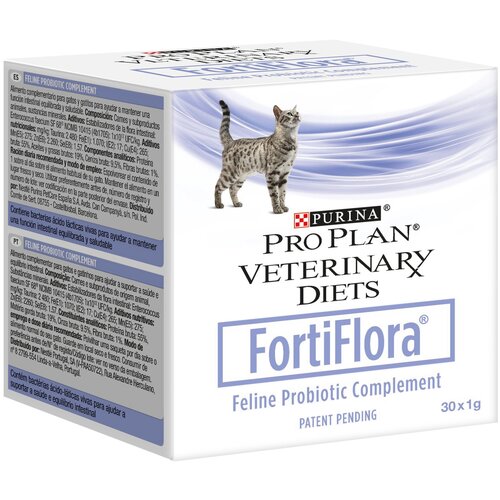 Пищевая добавка для кошек PRO PLAN VETERINARY DIETS FortiFlora для поддержания баланса микрофлоры, 1г х 30 шт.