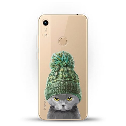 фото Силиконовый чехол кот в шапке на honor 8a pro andy & paul