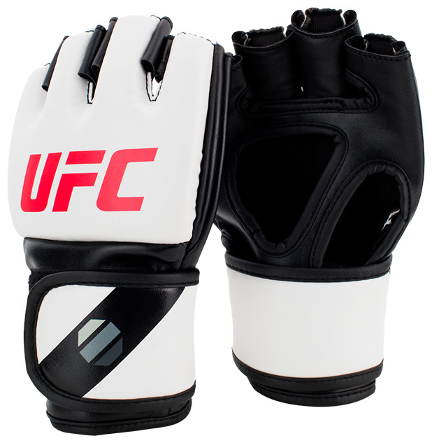 Перчатки UFC для MMA 5 унций белые (L/XL)