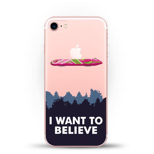 фото Силиконовый чехол i want to believe на apple iphone se (2020) andy & paul