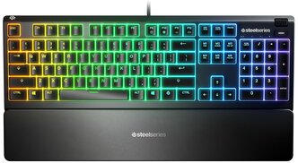 Игровая клавиатура SteelSeries Apex 3 RU Black USB