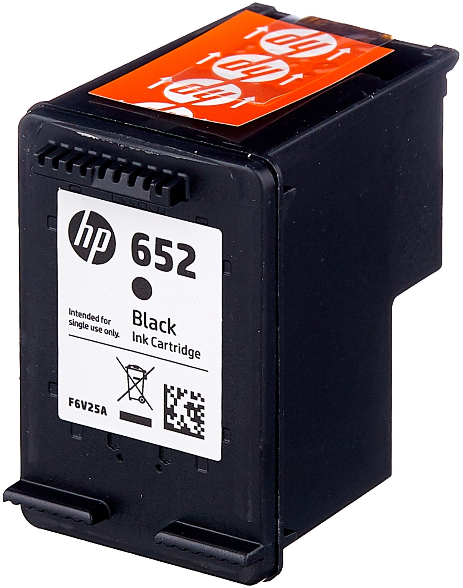 Картридж HP 652 (F6V25AE), черный, оригинальный, для HP DeskJet Ink Advantage 2135 / 3635 / 3835 / 4535 / 4675 / 1115