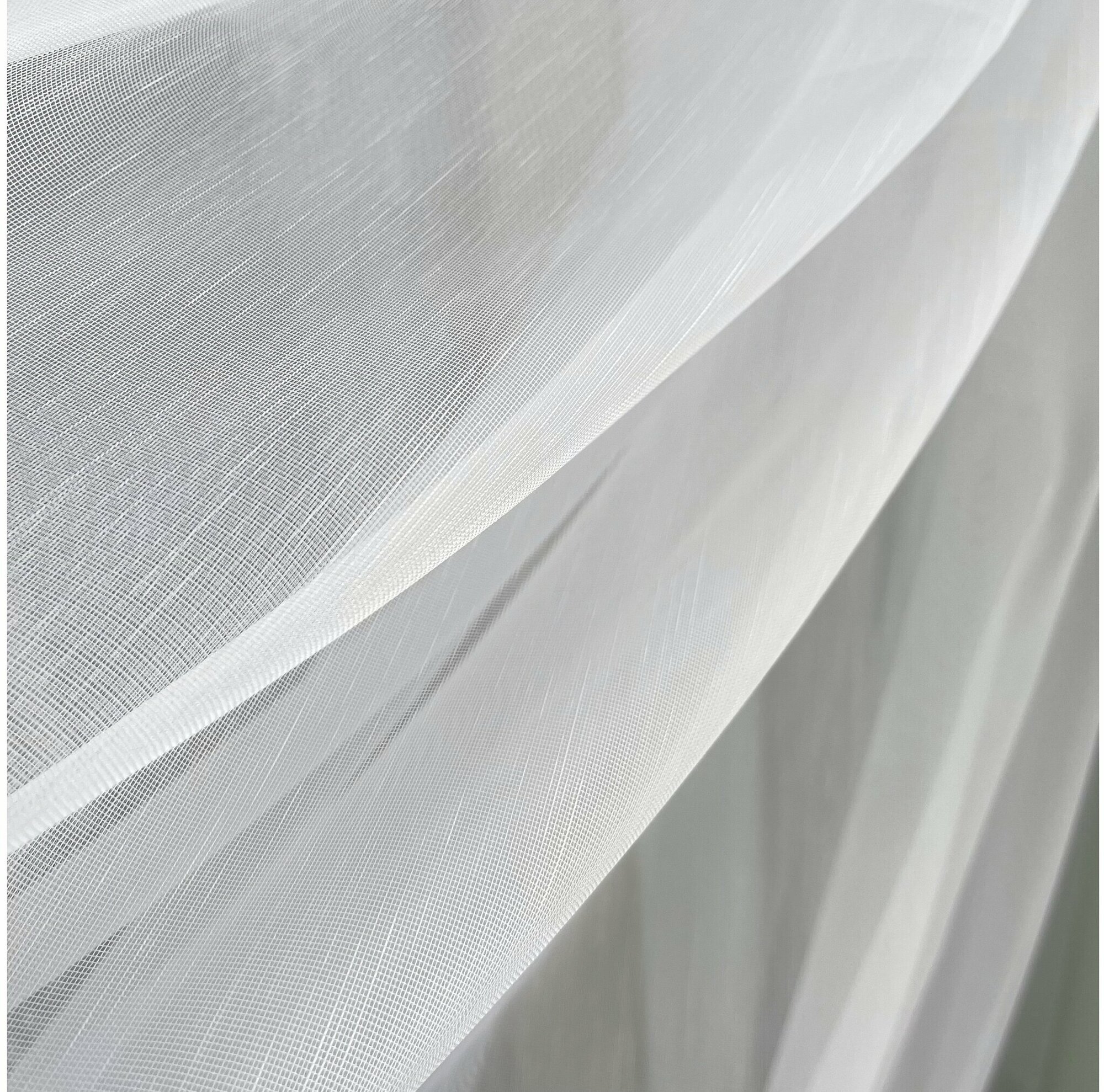 Тюль Анкара (дождик на сетке) отрез 3 метра, высота 330 см, ткань для пошива штор, занавесок