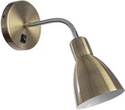 Настенное бра с выключателем Arte Lamp Dorm A1408AP-1AB, E14, кол-во ламп:1шт, Бронза