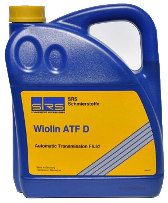 Srs Масло Трансмиссионное Wiolin Atf D (4 Л.) SRS арт. 4033885000205