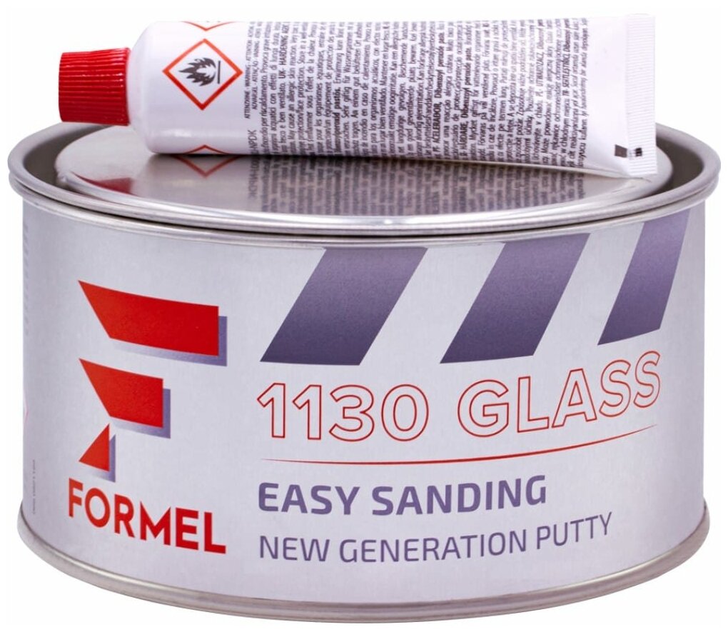 фото Шпатлёвка полиэфирная со стекловолокном Formel 1130 0.9 кг