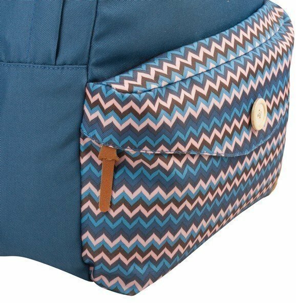 Рюкзак BRAUBERG, универсальный, сити-формат, синий, карман с пуговицей, 20 литров, 40х28х12 см, 225352 - фото №10