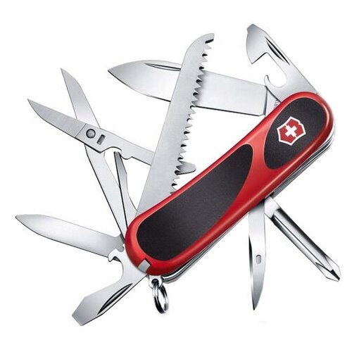 фото Нож перочинный victorinox evolution 18 85мм 15 функций (красный с черными вставками)