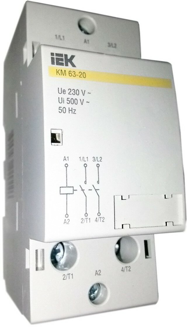 Модульный контактор IEK MKK10-63-20 63А