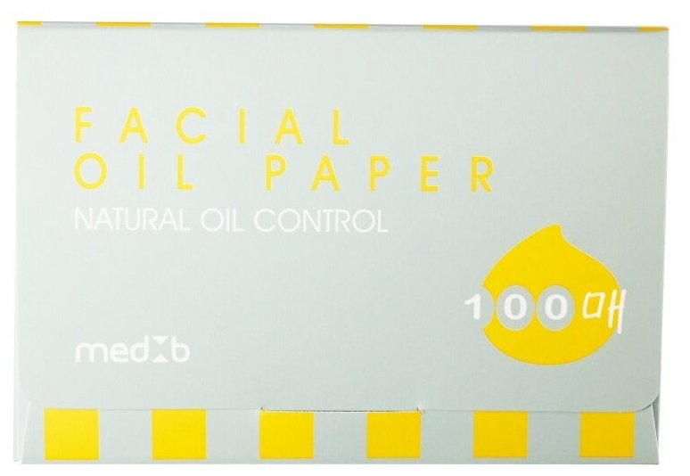 MEDB Facial Oil Paper 100sheets Матирующие салфетки для лица