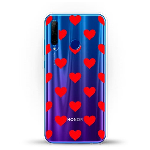 фото Силиконовый чехол сердца на honor 10i andy & paul