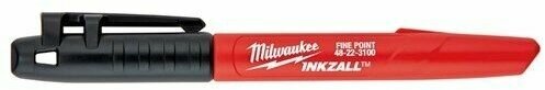 Тонкий чёрный маркер для стройплощадки INKZALL Milwaukee 48223100