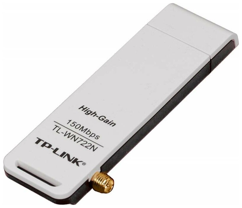 Адаптер USB TP-Link TL-WN722N N150 Wi-Fi, беспроводной, стандарты 802.11n/g/b, до 150 Мбит/с (1/60) - фотография № 3