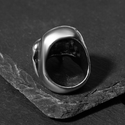 Кольцо, размер 18, серебряный