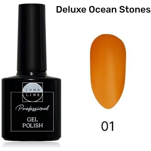 02 Luna Line Гель- лак д/ногтей Deluxe Ocean Stones 09 luna line гель лак д ногтей deluxe